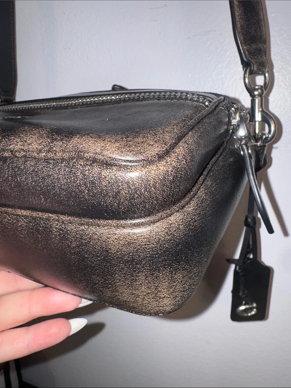 Coach Dakota loved leather-like new